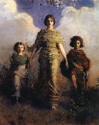 Abbott Handerson Thayer A Virgin oil painting artist